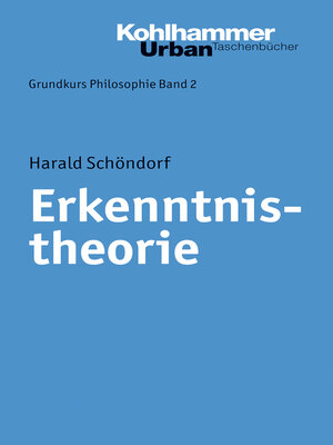 cover image of Erkenntnistheorie